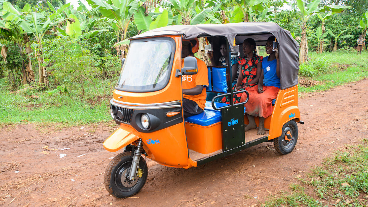 Africa speeds up electric Tuk Tuk adoption.